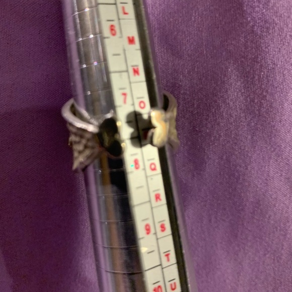 Sterling and turquoise ring size 7 1/2- - Picture 3 of 3